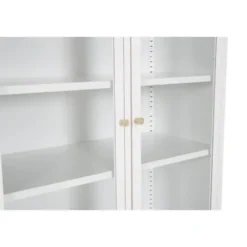 Svea - Noma vitrinekast - 80 x 190 cm - wit