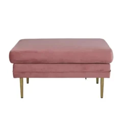 Svea - Tess hocker - velvet - roze