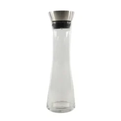 Svenska Living Karaf met schenkdop - glas/RVS - 1L - schenkkan