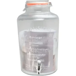 Svenska living Limonade/drankdispenser - 8L - glas - 18 x 37 cm