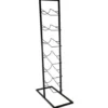 Svenska Living Wijnrek - 6 flessen - zwart - metaal - 38 x 84 x 18 cm