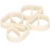 Tafelkleed - 12st - vastzet klemmen - wit - 5 cm