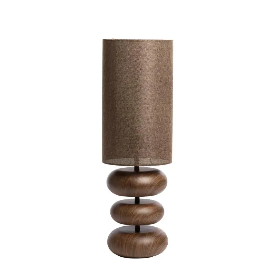 Tafellamp Danialo - Bruin - Ø22cm