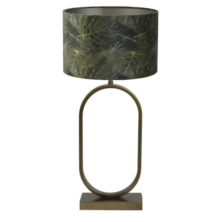 Tafellamp Jamiri/Amazone - Ant, Brons/Groen - Ø30x67cm