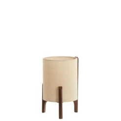 Tafellamp Litto - Donkerbruin - Ø22cm
