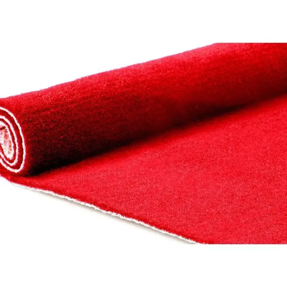 Tapijt loper Dakar - Breedte 200 cm - 5 mm dik - Rood