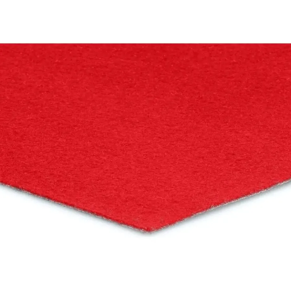 Tapijt loper Torrance - Breedte 100 cm - 2 mm dik - Rood