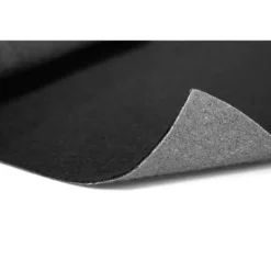 Tapijt loper Torrance - Breedte 100 cm - 2 mm dik - Zwart