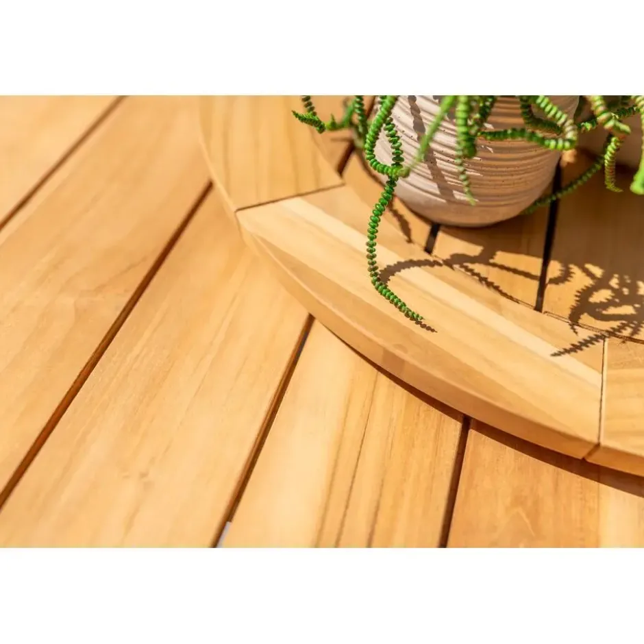 Taste Prado tuintafel - 160 cm. rond - latte