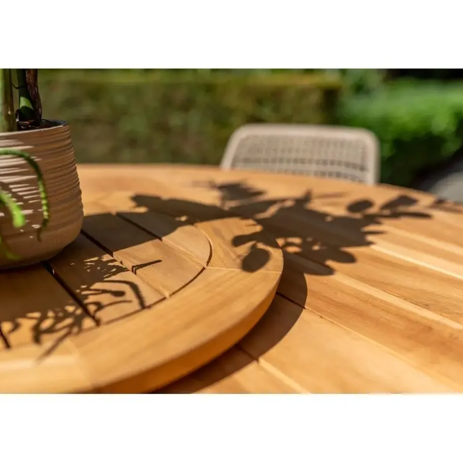 Taste Prado tuintafel - 160 cm. rond - latte