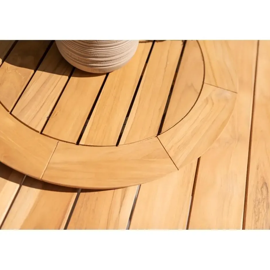 Taste Prado tuintafel - 160 cm. rond - latte