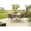 Taste Puglia/Dublin ronde tuinset Ø120 cm. (5-delig) - Latte