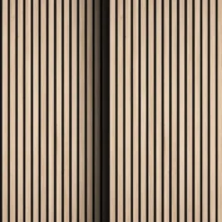 tectake Akoestische panelen Sonic Wall houtlook, Licht Eiken