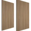 tectake Akoestische panelen Sonic Wall II houtlook, Eiken