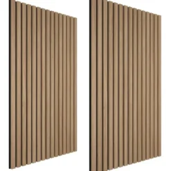 tectake Akoestische panelen Sonic Wall II houtlook, Eiken