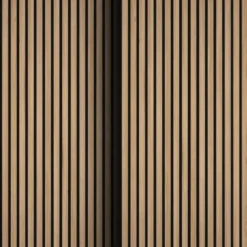 tectake Akoestische panelen Sonic Wall II houtlook, Eiken