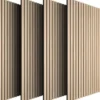 tectake Akoestische Panelen - Licht Eiken - Geluidsisolatie - 110x50cm