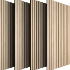 tectake Akoestische Panelen - Licht Eiken - Geluidsisolatie - 110x50cm