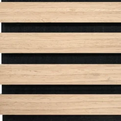 tectake Akoestische Panelen - Licht Eiken - Geluidsisolatie - 110x50cm