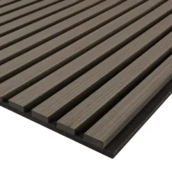tectake Akoestische Panelen - Geluidsisolatie - MDF Houtfineer - Eiken Grijs