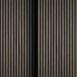 tectake Akoestische Panelen - Geluidsisolatie - MDF Houtfineer - Eiken Grijs