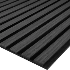tectake Akoestische panelen Sonic Wall IV in houtlook, Zwarte Eik