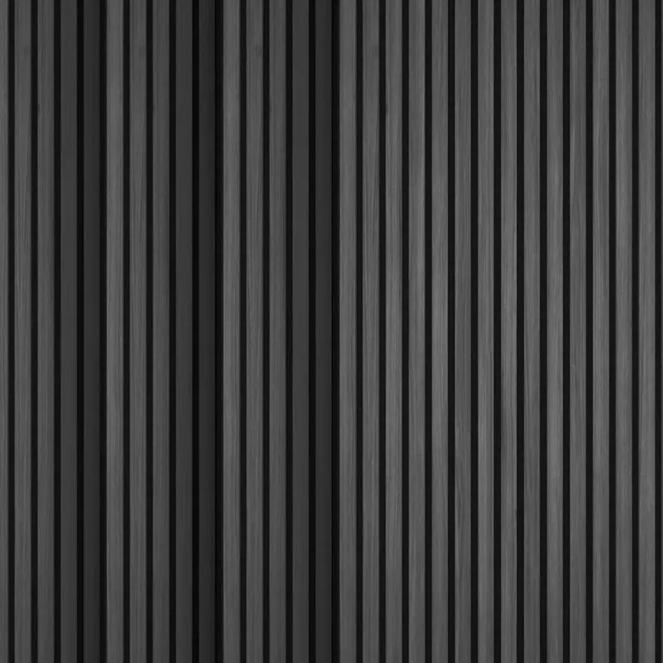 tectake Akoestische panelen Sonic Wall IV in houtlook, Zwarte Eik