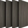 tectake Akoestische Panelen, 110 x 50 cm, Echt Houtfineer, Op Maat Snijden
