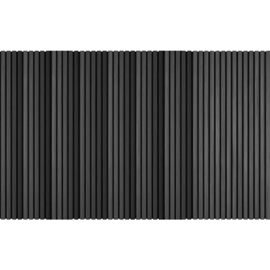 tectake Akoestische panelen Sonic Wall IV in houtlook, Zwarte Eik