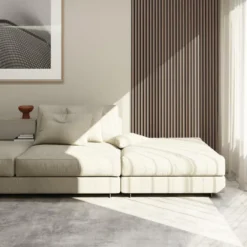 tectake Akoestische panelen Sonic Wall houtlook, Donker Eiken