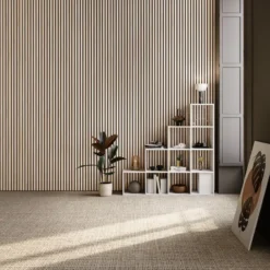 tectake Akoestische panelen Sonic Wall IV in houtlook, Licht Eiken
