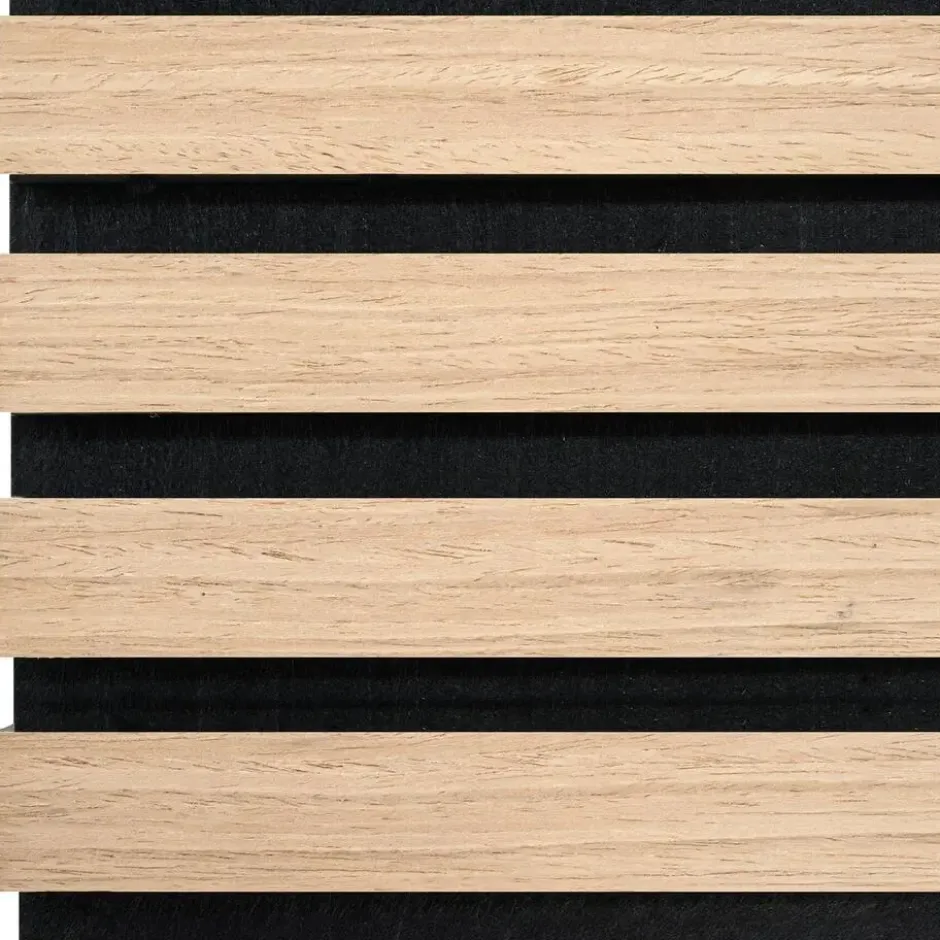tectake Akoestische panelen Sonic Wall IV in houtlook, Licht Eiken