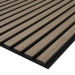 tectake Akoestische Panelen Geluidsisolatie Wandpanelen - Donker Eiken