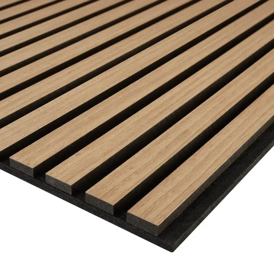 tectake Akoestische Panelen - Geluidsisolatie - Eiken - 110x50x1.8cm