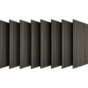 tectake Akoestische panelen Sonic Wall III in houtlook, Eiken Grijs