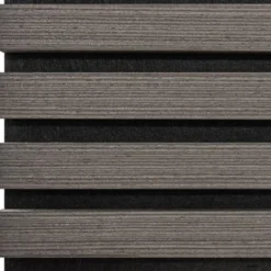 tectake Akoestische panelen Sonic Wall III in houtlook, Eiken Grijs