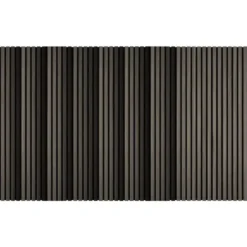 tectake Akoestische panelen Sonic Wall III in houtlook, Eiken Grijs