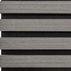tectake Akoestische panelen Sonic Wall IV in houtlook, Lichtgrijze Eik