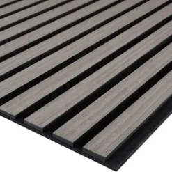 tectake Akoestische panelen Sonic Wall IV in houtlook, Lichtgrijze Eik