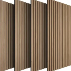 tectake Akoestische panelen Sonic Wall IV in houtlook, Eiken