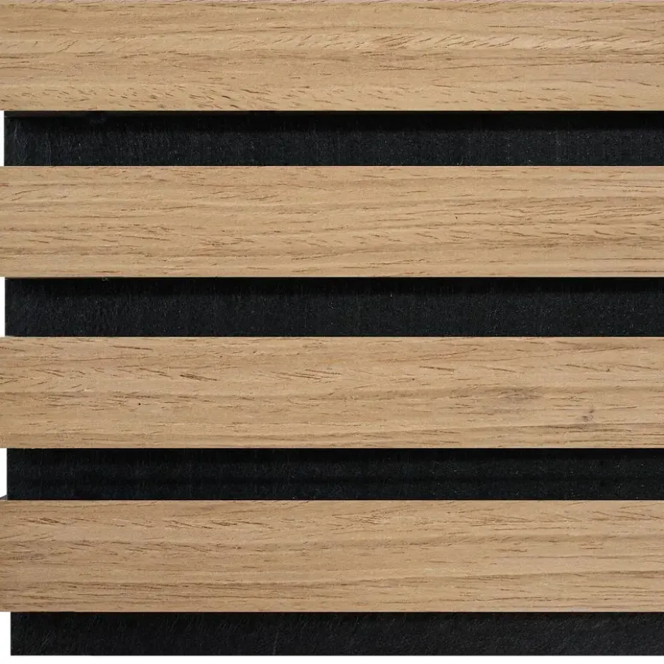 tectake Akoestische panelen Sonic Wall IV in houtlook, Eiken