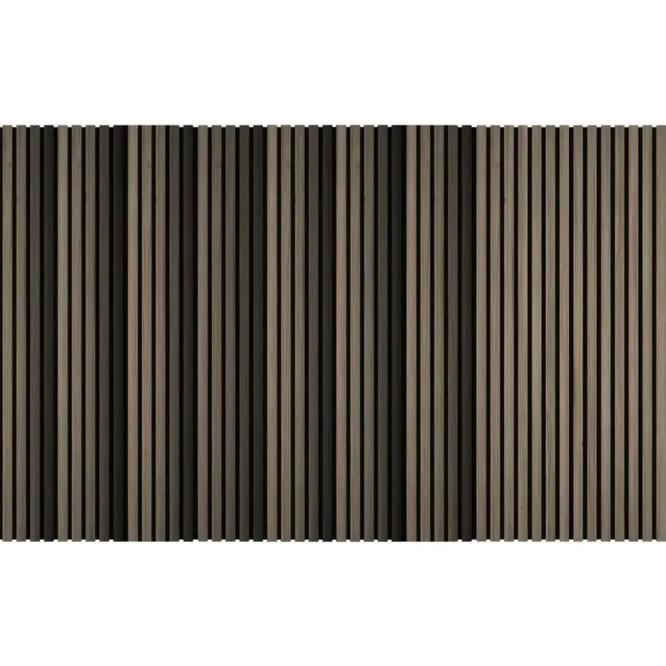 tectake Akoestische panelen Sonic Wall III in houtlook, Donker Eiken