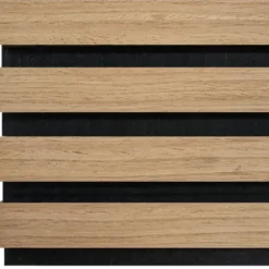 tectake Akoestische Panelen 120 x 60 cm Echt Houtfineer Geluidsabsorberend Vilt