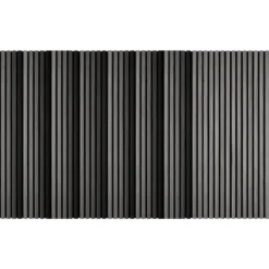 tectake Akoestische Panelen 120 x 60 cm Houtfineer 3D Geluidsabsorberend Vilt