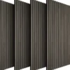 tectake Akoestische Wandpanelen Set van 4 - Eiken Grijs