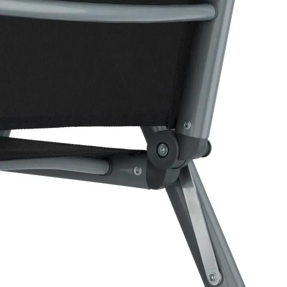 tectake Aluminium tuinset 6+1 - Antraciet
