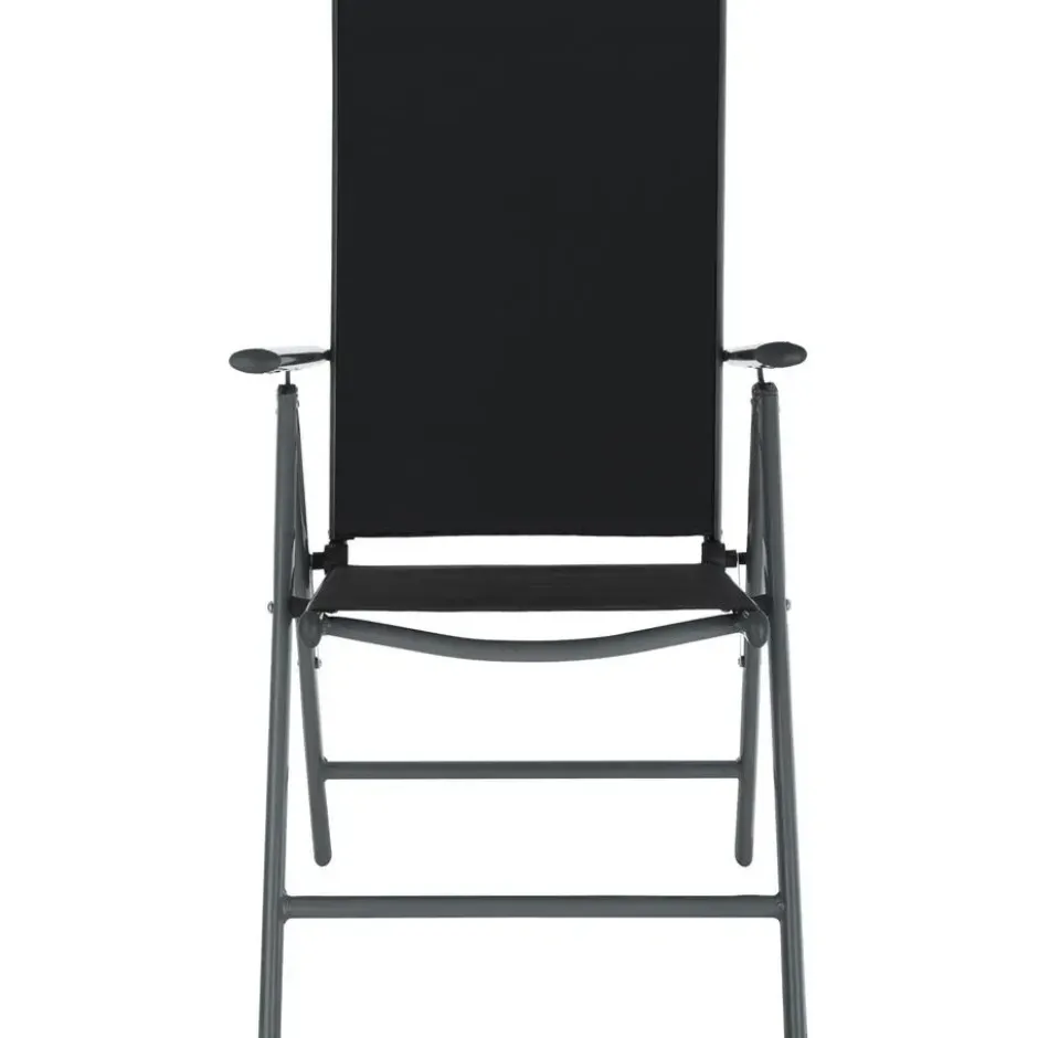 tectake Aluminium tuinset 4+1 - Antraciet