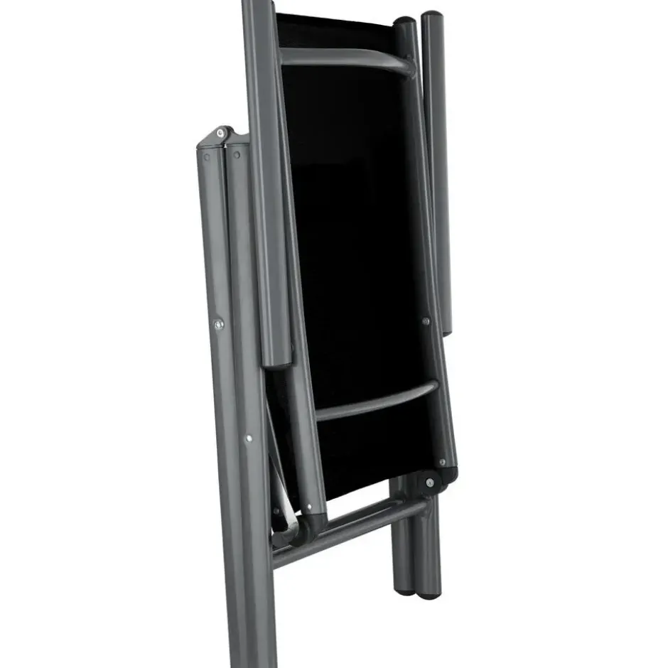 tectake Aluminium tuinset 4+1 - Antraciet