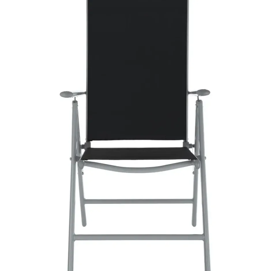 tectake Aluminium tuinset 6+1 - Zilver