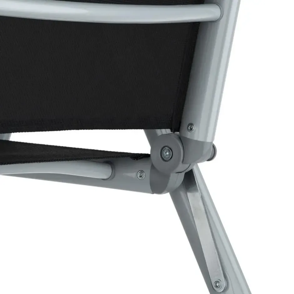 tectake Aluminium tuinset 6+1 - Zilver